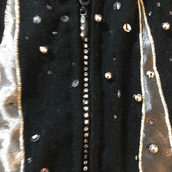 SOLD! Berek Vintage Beaded Sequin Cardigan Sz L/XL - Picture 6 of 11